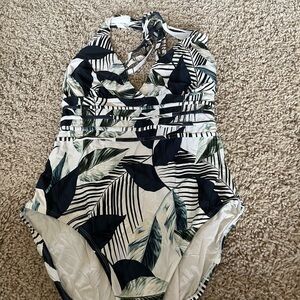 Size 16 LaBlanca one piece swimsuit with matching cover up